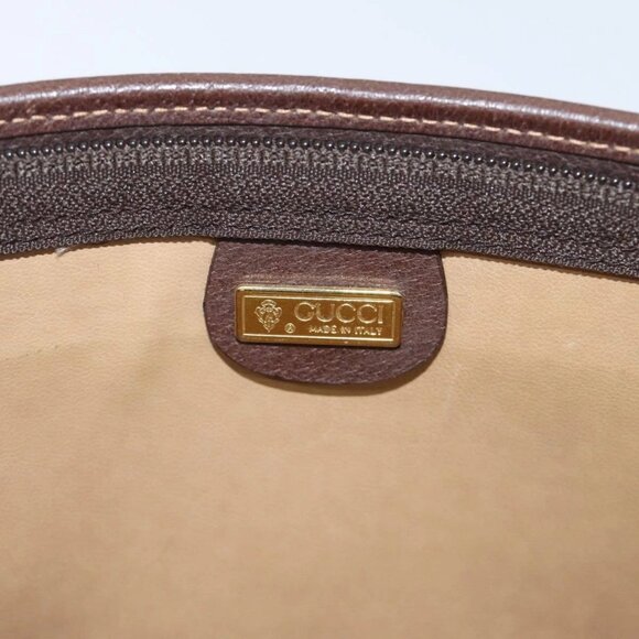 GUCCI GG Supreme Clutch Bag PVC Beige - Picture 9 of 15